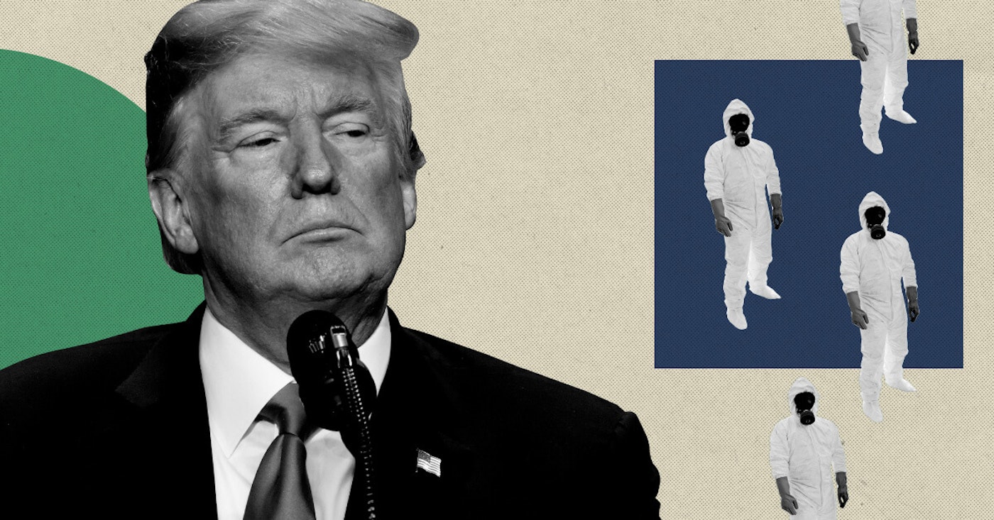 Trump Medical Supply Shortage Image via Tania Lili for COURIER