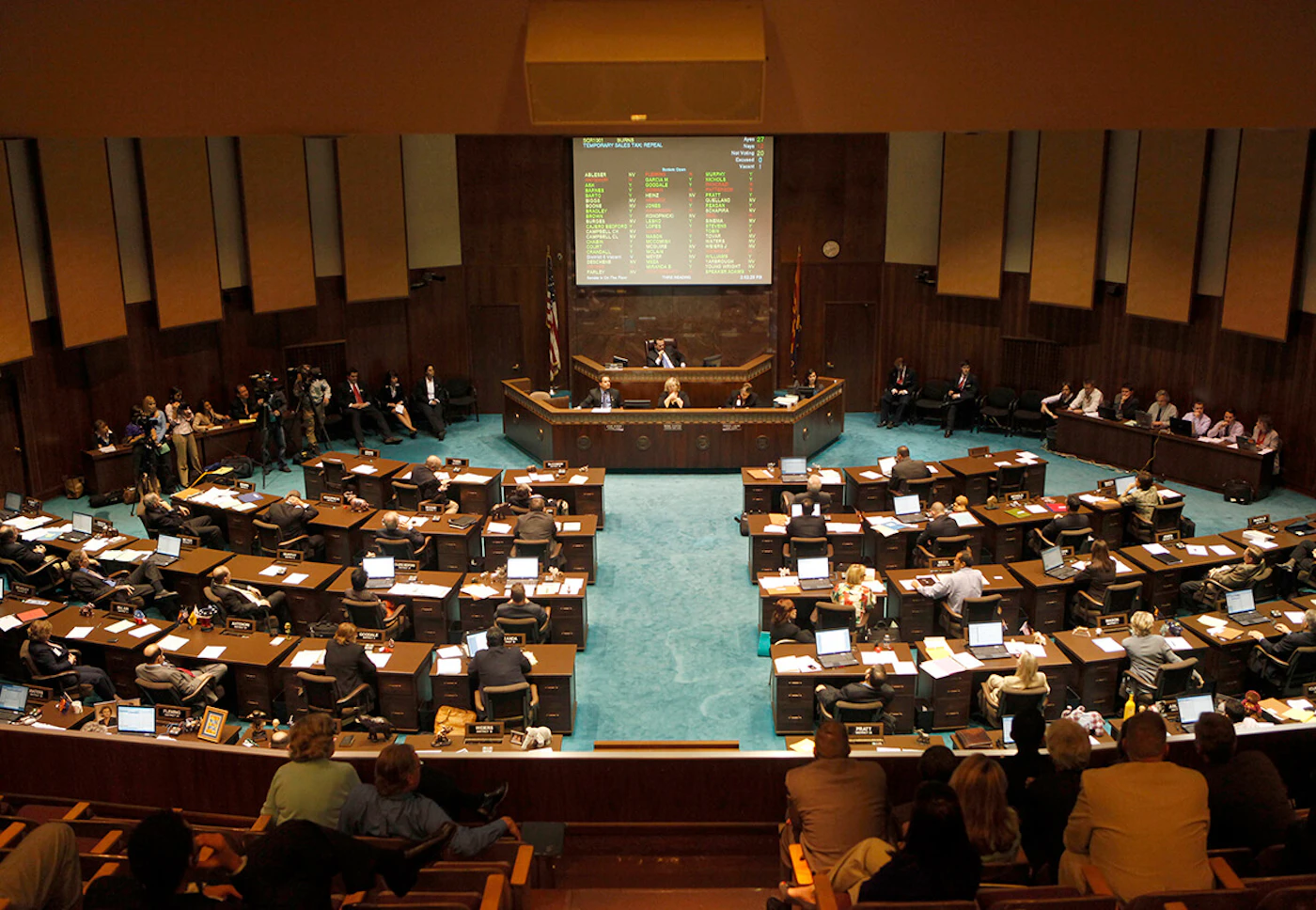 Arizona Legislature in session