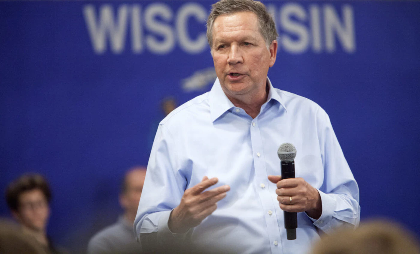 Former Ohio Gov. John Kasich Image via Shutterstock