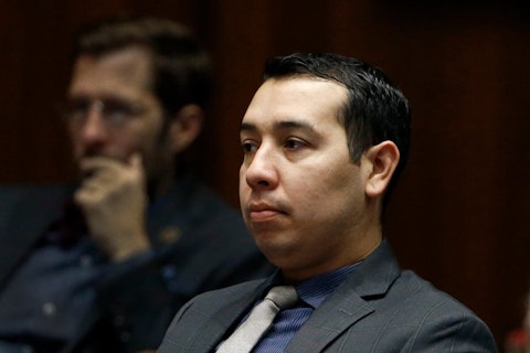 closeup of Tony Navarrete sitting in the Legislature