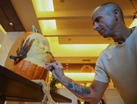 Carving a masterpiece: Artist Ray Villafane’s 6 tips to unlocking your pumpkin’s potential