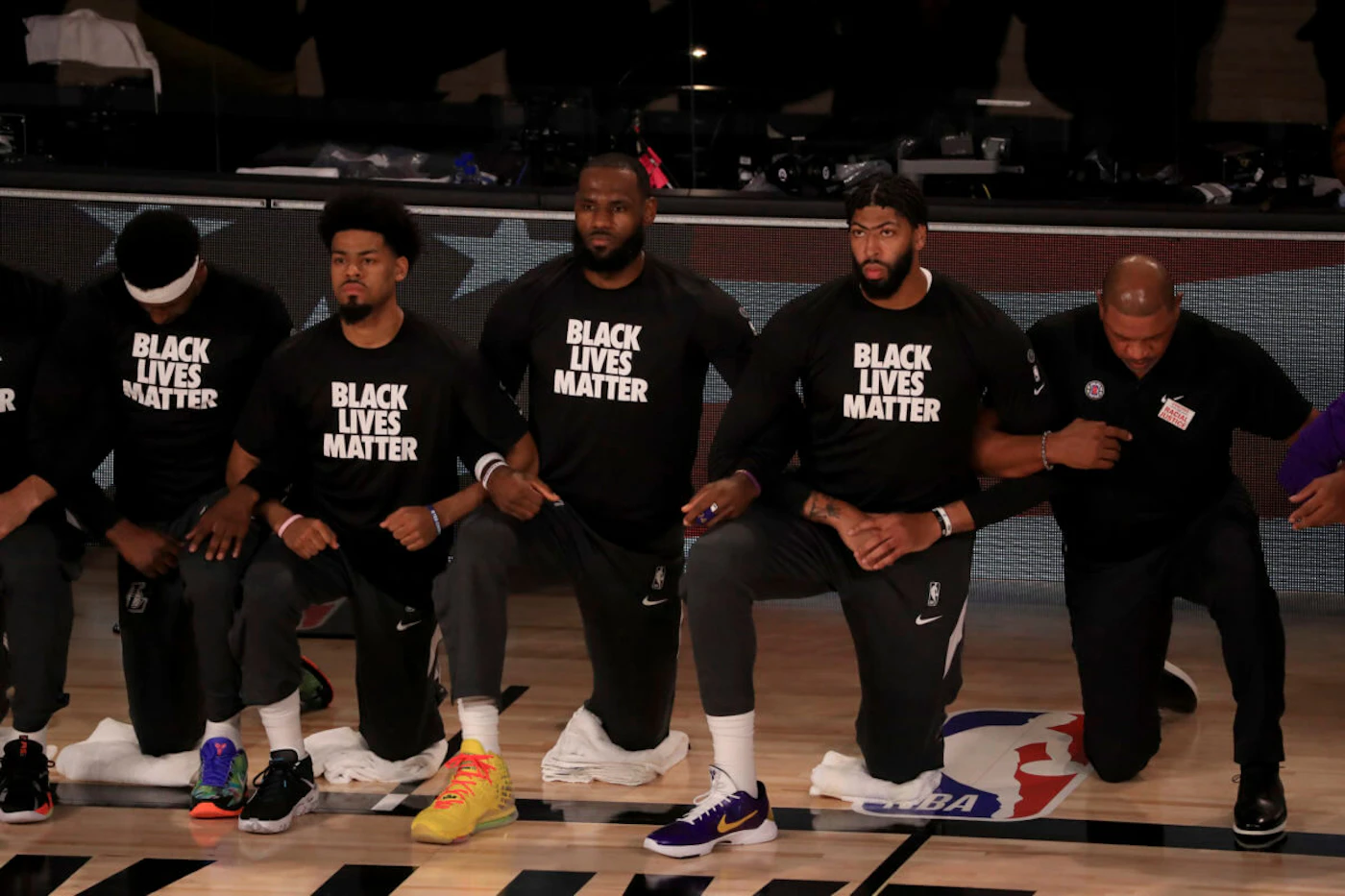 Lebron James is just one of the many athletes who have stood up to support Black Lives Matter since George Floyd's killing by police in May.