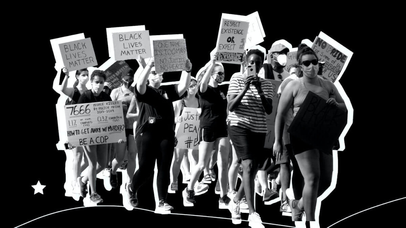 Black Lives Matter protests and voter registration Image by McKenna Martin/Denzel Boyd
