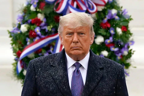 Former President Donald Trump in 2020. Testimony in the second day of the Jan. 6 hearings indicates the president knew his claims of a stolen election were false, but his team used the lies anyway to raise $250 million.  (AP Photo/Patrick Semansky)