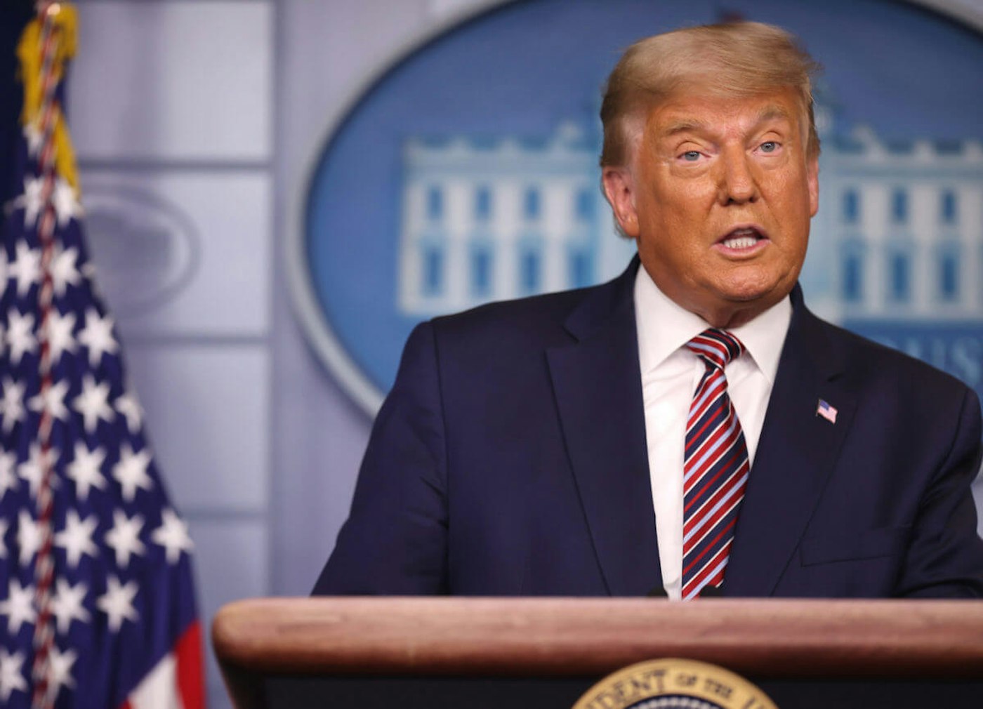 President Donald Trump has refused to allow the transition of power to begin, sparking concerns about national security. (Photo by Chip Somodevilla/Getty Images)