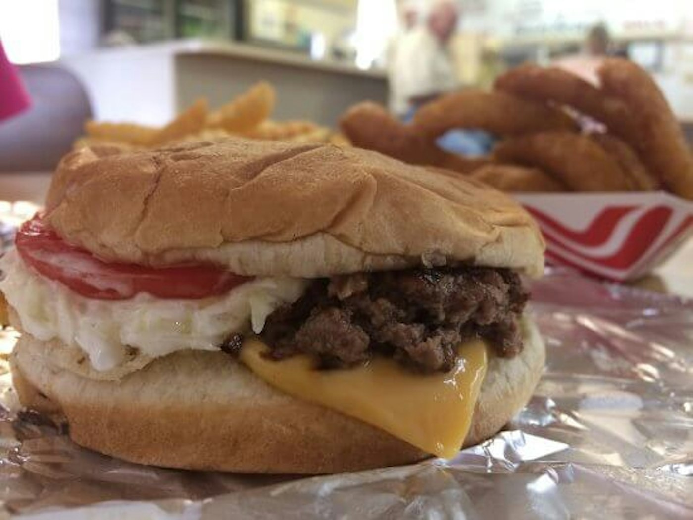 Just try and resist this burger from Cherryville's Shake Shop.