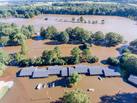 Wilson, N.C. flooding from Hurricane Matthew in 2016. In 2023, forecasters are now calling for a busier-than-expected hurricane season. (Shutterstock)
