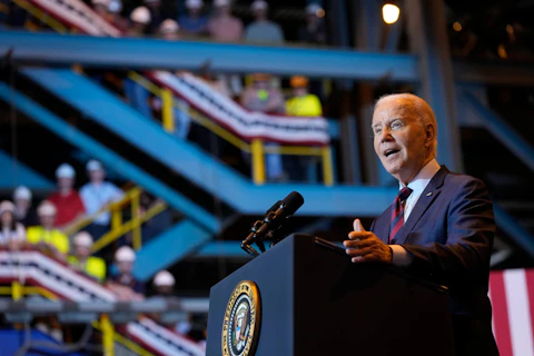 The administration’s show of support comes as unprecedented worker organizing — from strike authorizations to work stoppages — hit multiple industries this year, including, transportation, entertainment, hospitality and health care. (AP Photo/Susan Walsh, File)