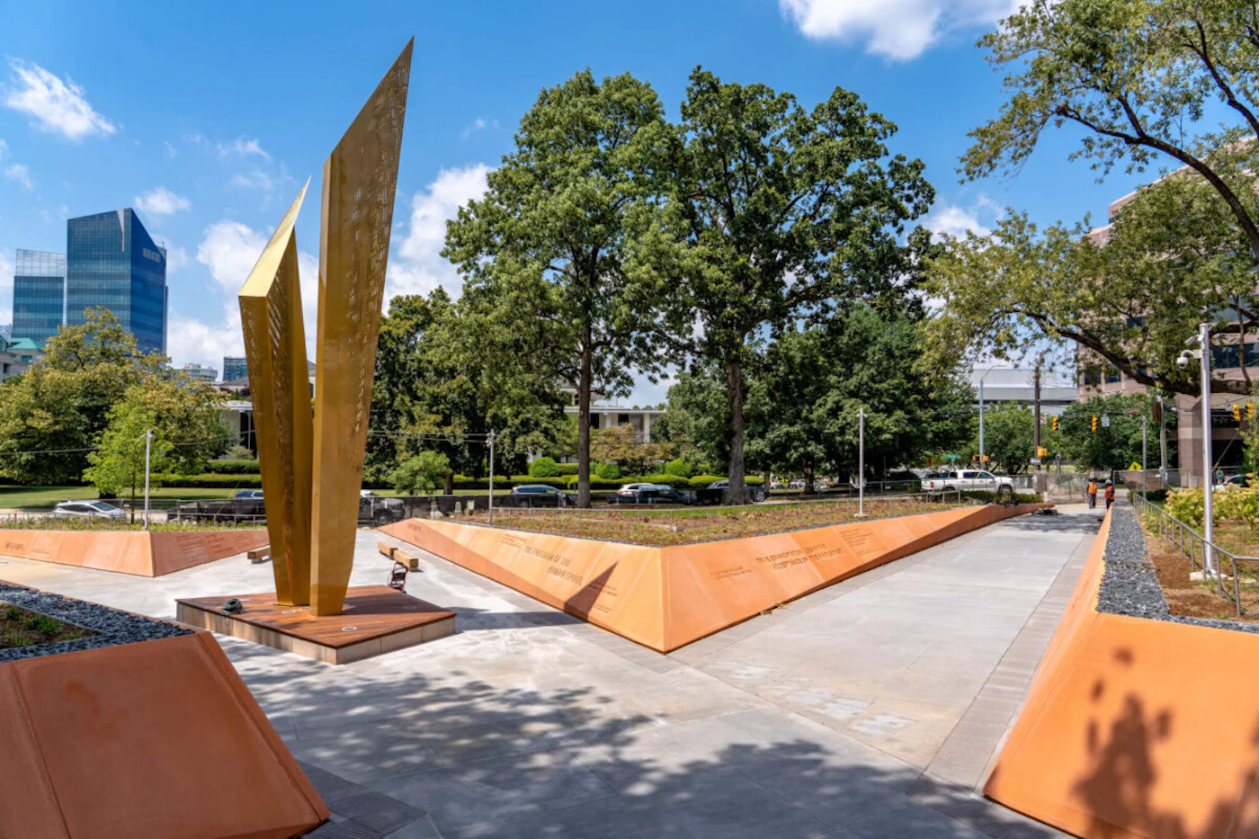 Freedom Park in Raleigh, honoring the experiences of Black North Carolinians, is officially opening. (Image via NC African American Heritage Commission)