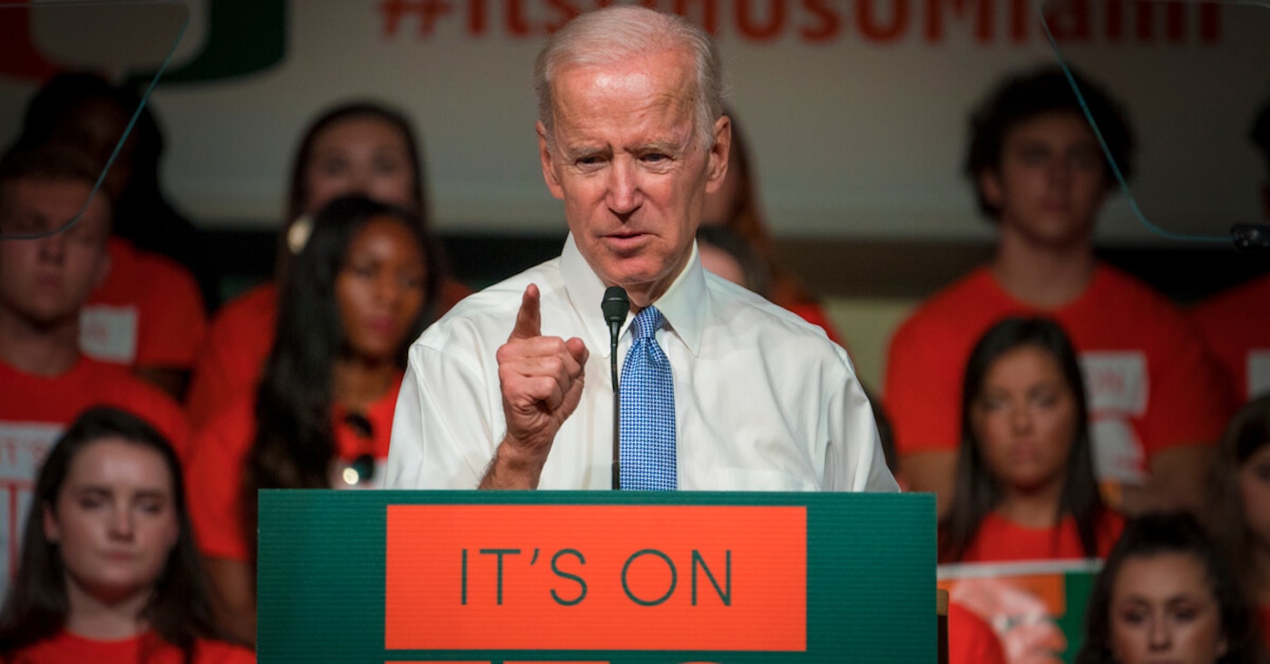 Joe Biden campaigns