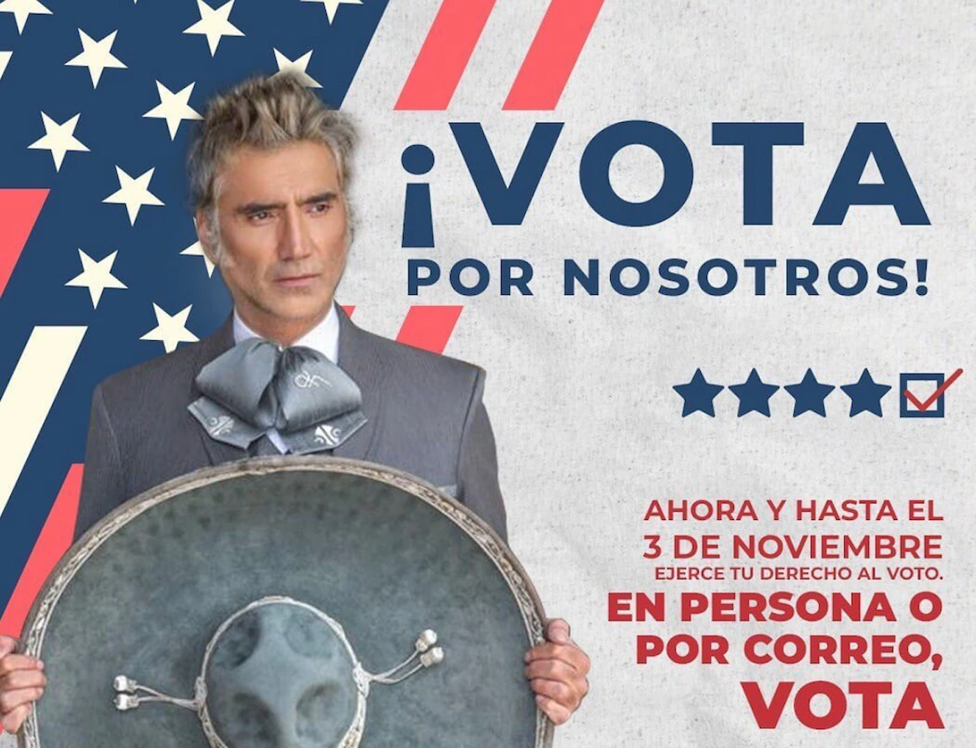 Alejandro Fernández for the ¡Vota Por Nosotros! campaign. alejandro fernández latino vote