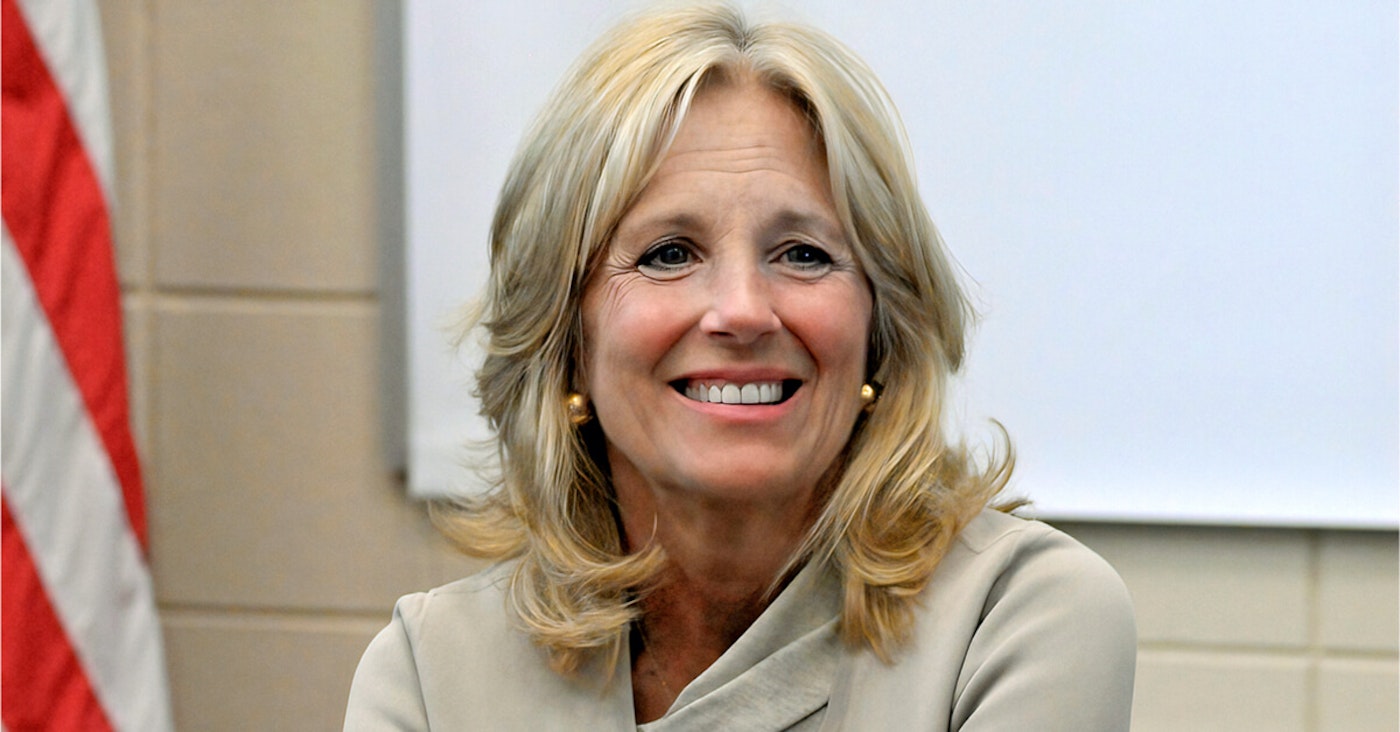 Jill Biden has said that she would like to continue teaching when she becomes First Lady. Jill-Biden-Teacher