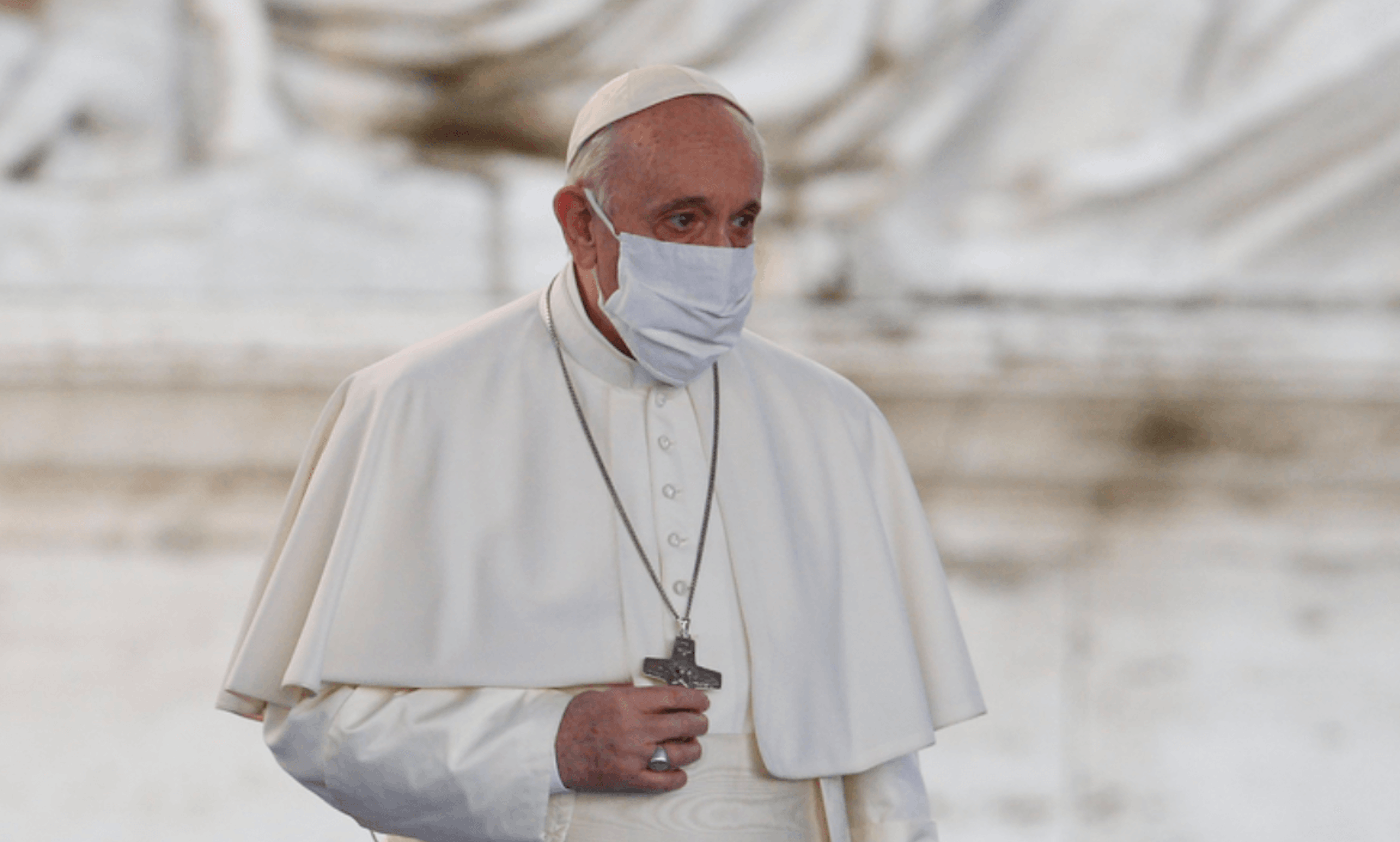 Pope Francis just received the first dose of the COVID-19 vaccine Pope-Francis-vaccine