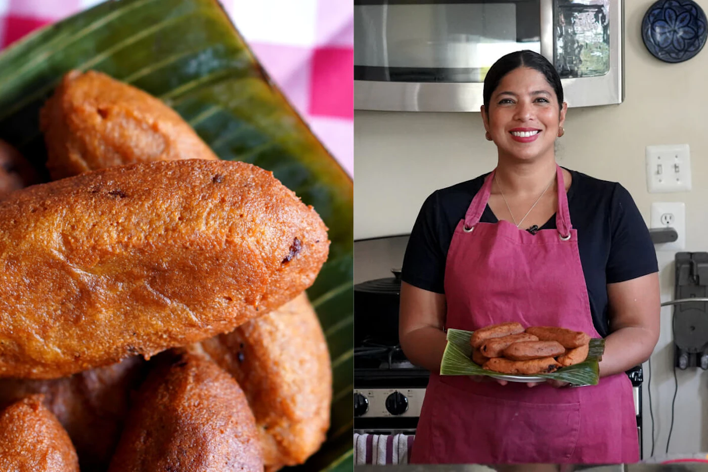 These Puerto Rican fritters can be a great comfort food for Election Night. Image via Audrey Wong