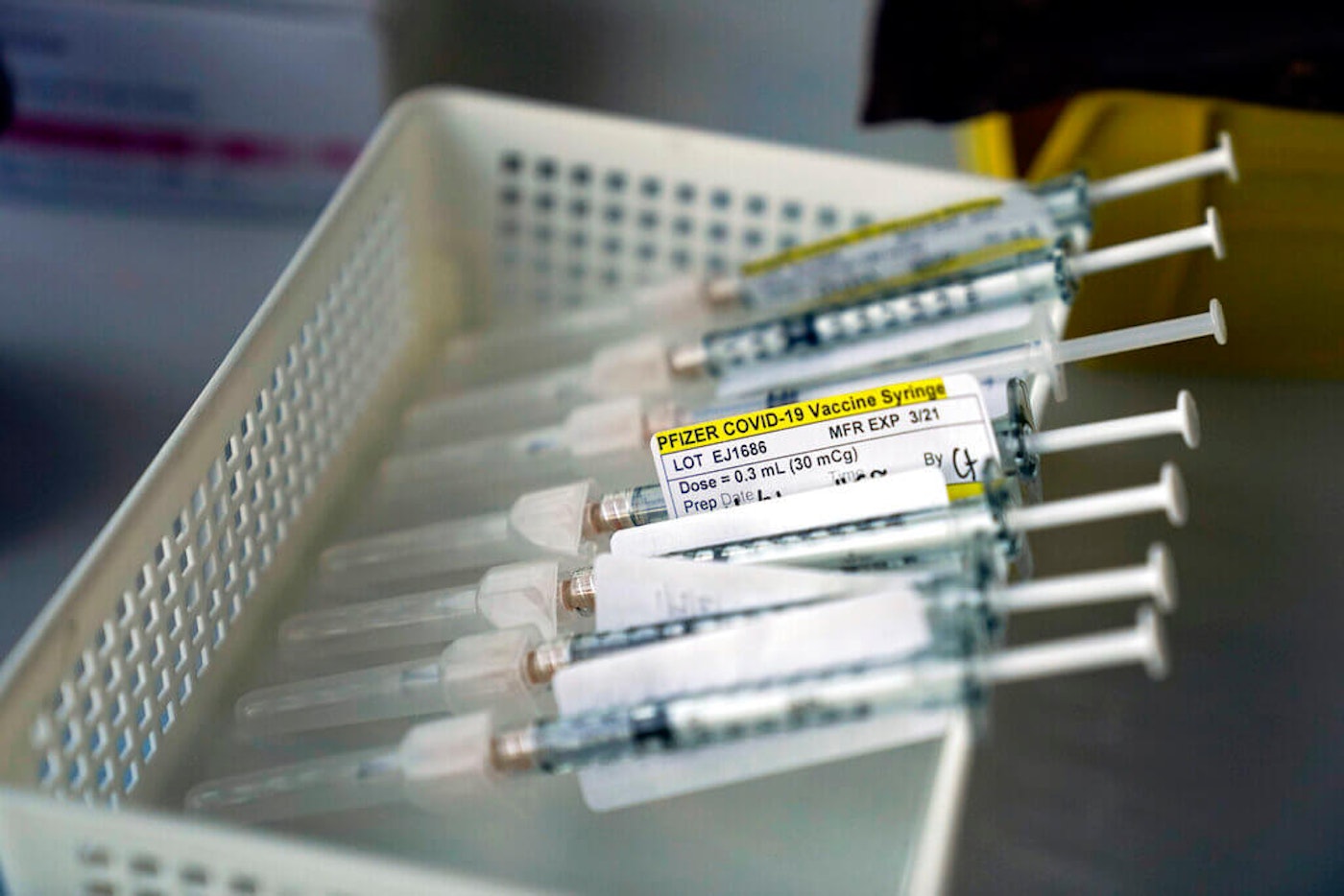 Pfizer teamed with researchers from the University of Texas Medical Branch in Galveston for laboratory tests to see if the mutation affected its vaccine's ability to fight it.. Pfizer-Vaccine-Mutation
