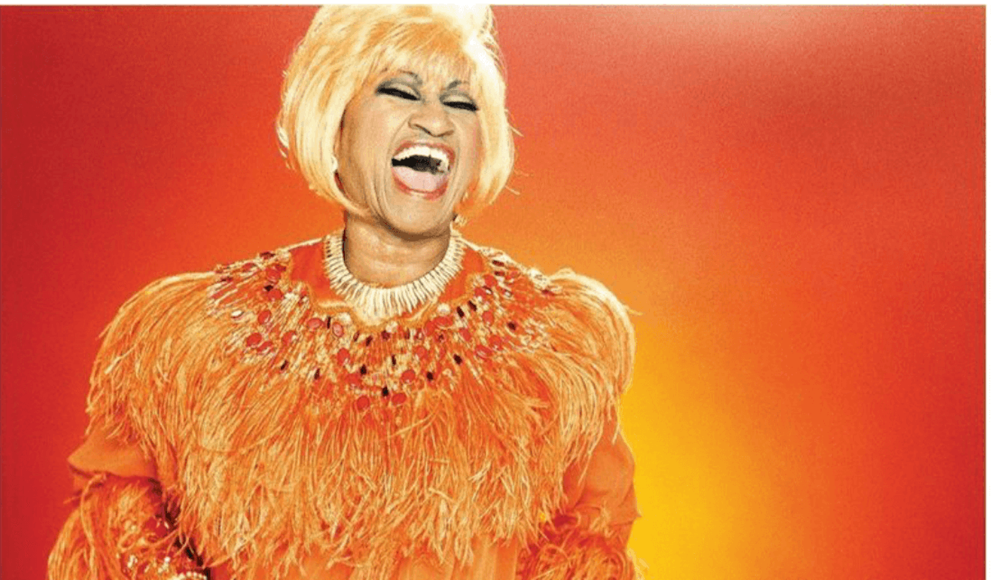 The irrepressible Celia Cruz's "La negra tiene tumbao" is a celebration of Afrolatinidad. Afro-latina-Celia-Cruz
