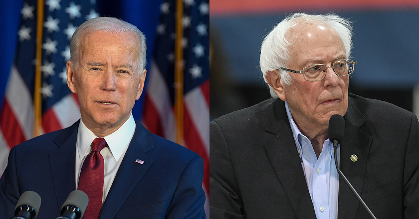Joe Biden versus Bernie Sanders