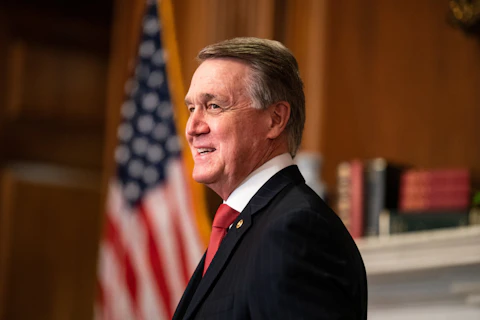 Georgia Sen. David Perdue (Photo by Anna Moneymaker-Pool/Getty Images)