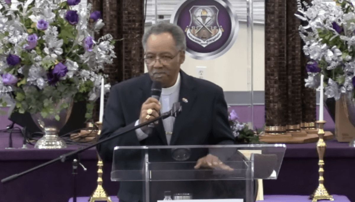 Bishop Gerold O. Glen (Photo via YouTube)