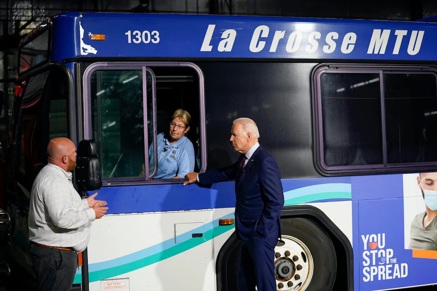 President Joe Biden in La Crosse
