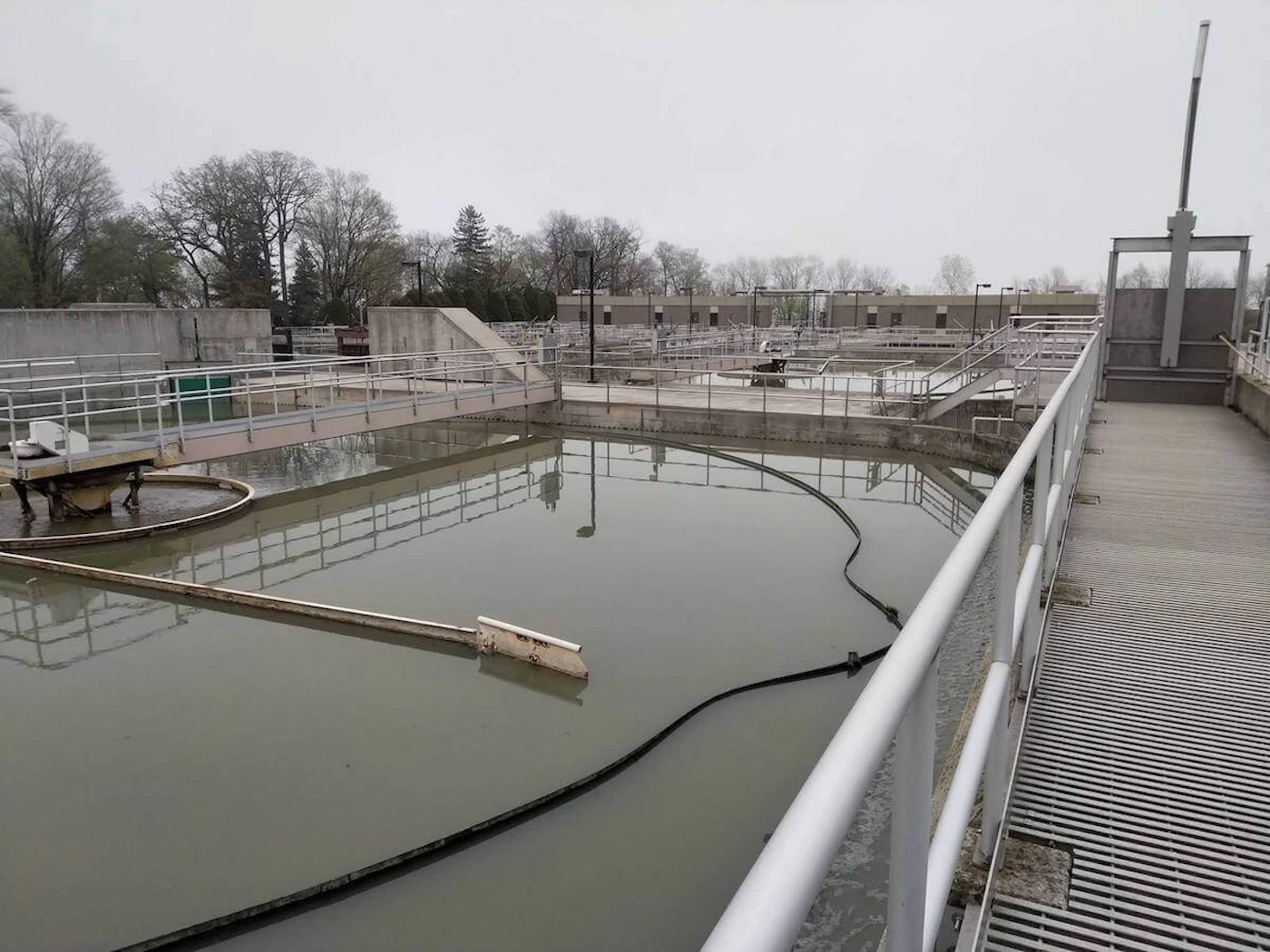 The Sheboygan wastewater treatment plant is seen in this May 2018 photo posted on the city's Facebook page.