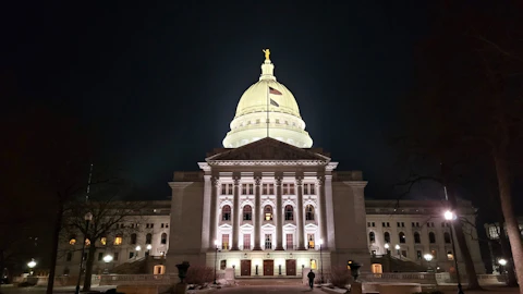 The Wisconsin State Capitol in Madison. (Photo by Jonathon Sadowski)