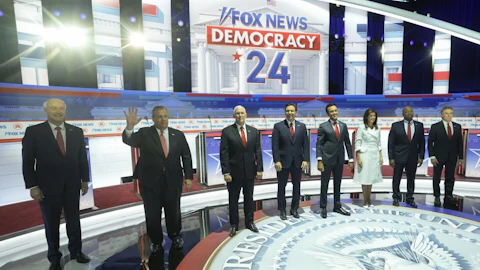 Republican presidential debate kicks of the 2024 election season (AP Photo).