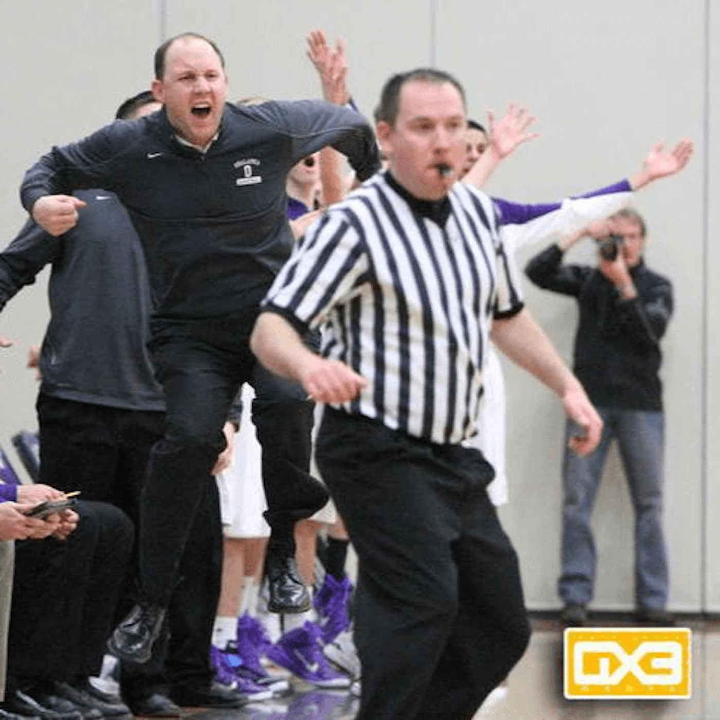 Matt Atkinson said there have been a lot of boos and jeers throughout his two decades officiating, but he still has a passion for the job.  Photo courtesy Matt Atkinson