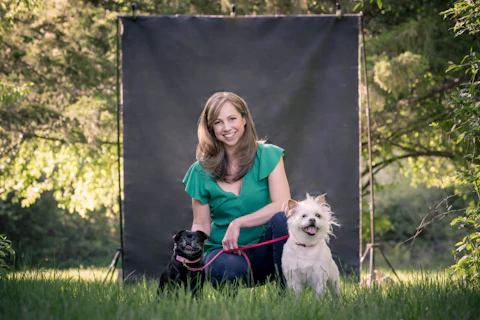 Victoria Schade with her dogs Millie and Olive. (Courtesy Victoria Schade)