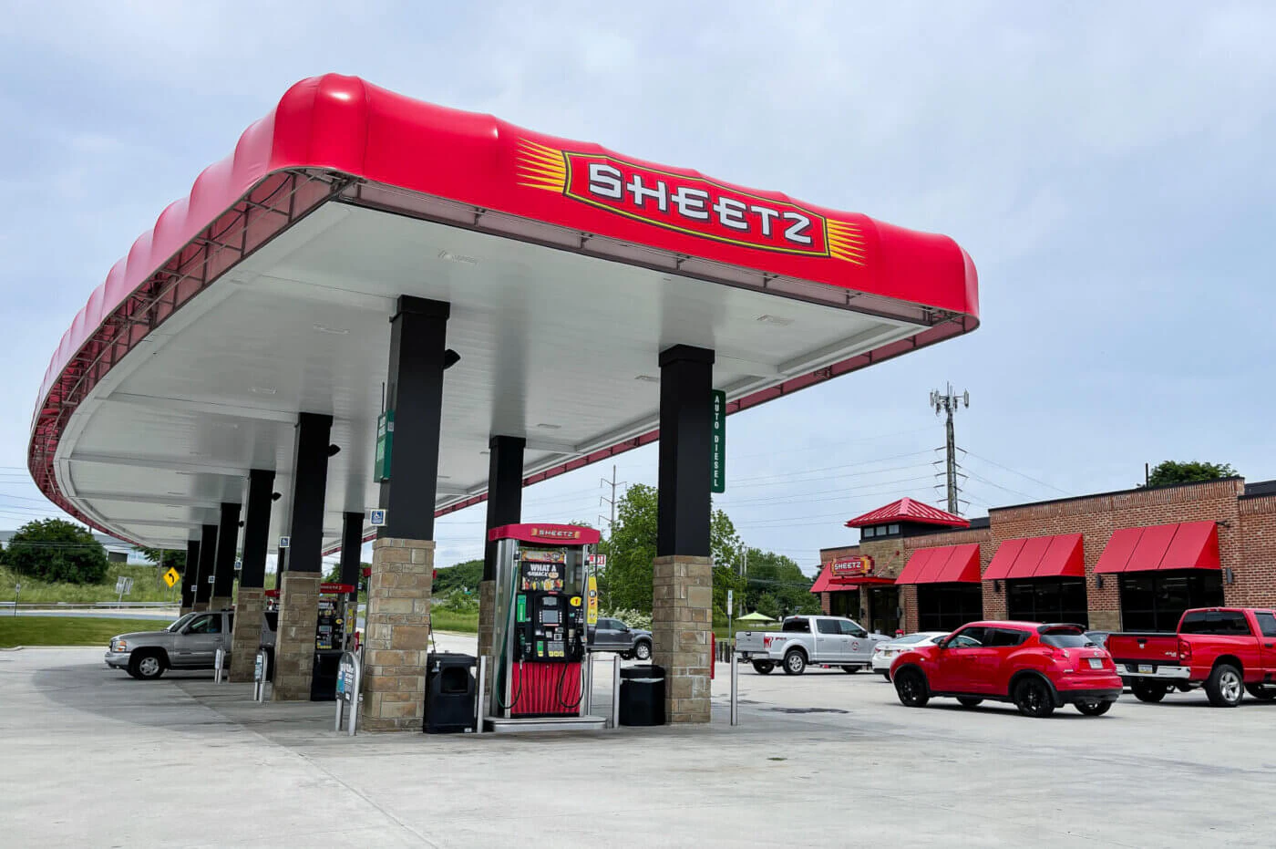 Cumru Twp, PA - June 1: The Sheetz gas station and convenience store on Lancaster Pike In Cumru Township Tuesday morning June 1, 2021. (Photo by Ben Hasty/MediaNews Group/Reading Eagle via Getty Images)