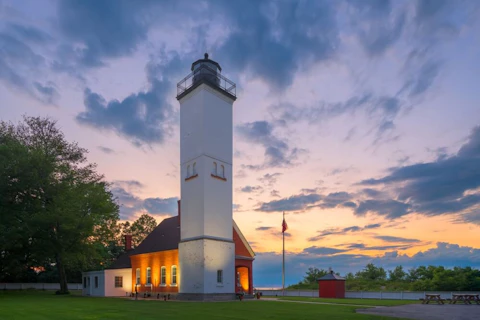 Presque Isle Lighthouse in Erie, Pennsylvania (Shutterstock: Sean Pavone)