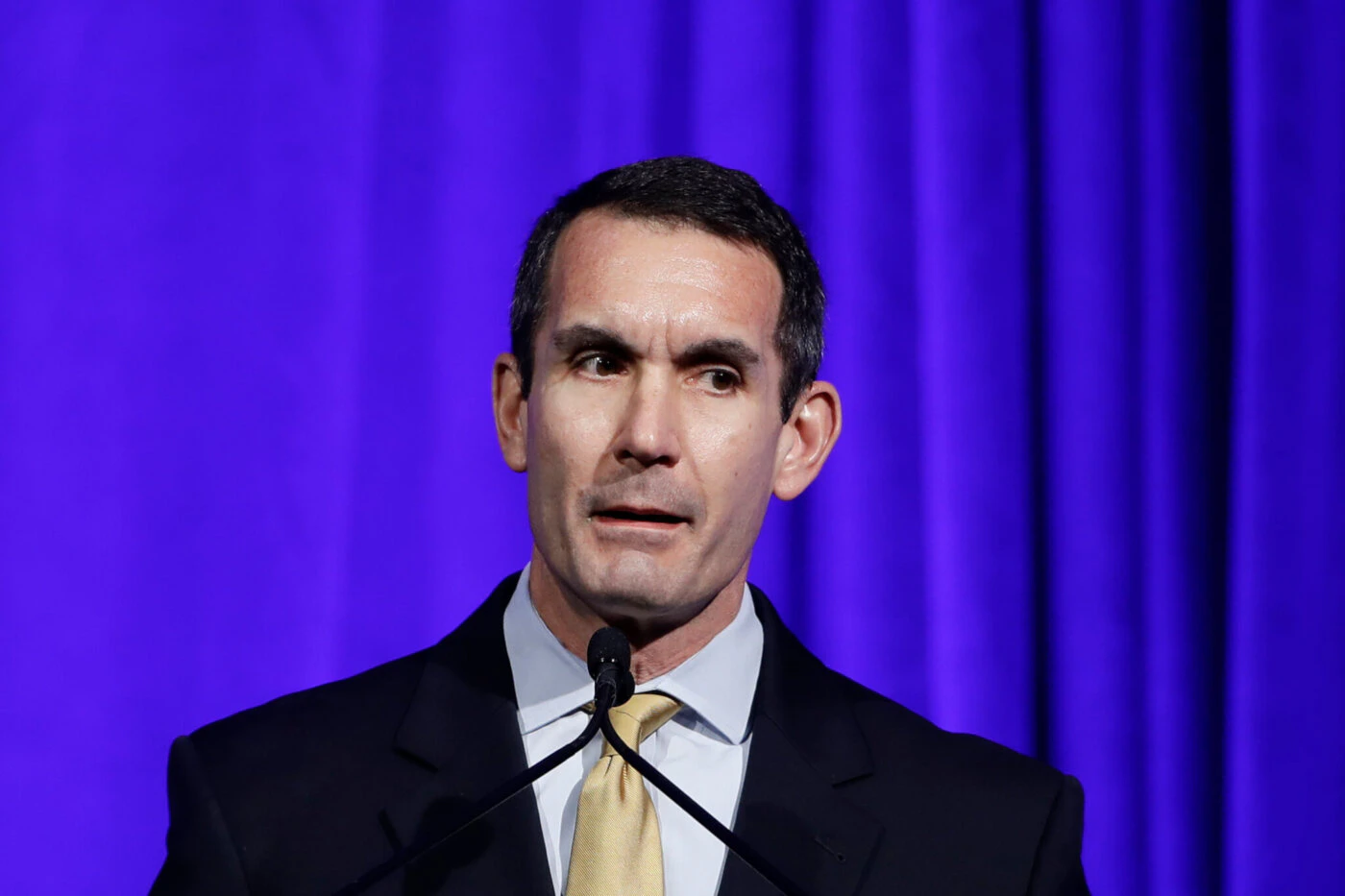 FILE - Pennsylvania Auditor General Eugene DePasquale speaks during a Pennsylvania Democratic Party fundraiser on Nov. 1, 2019, in Philadelphia. DePasquale, Pennsylvania's former two-term auditor general, said Thursday, June 1, 2023, that he will run for state attorney general in the 2024 election. (AP Photo/Matt Rourke, File)