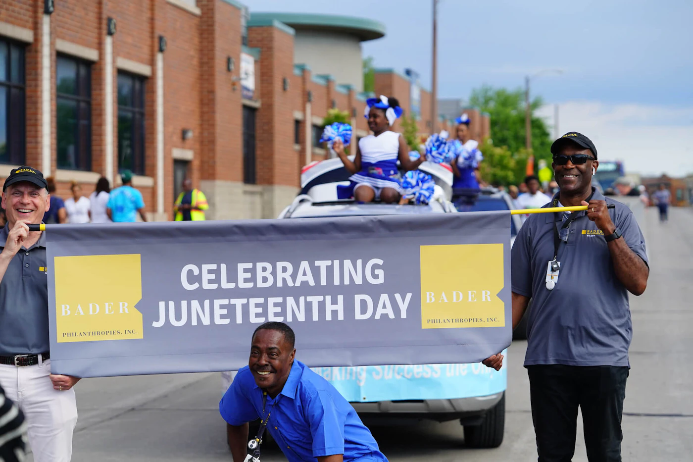 Milwaukee, Wisconsin USA - June 19th, 2021: African American community members of Milwaukee held a parade to celebrate Juneteenth holiday. (Photo via Aaron of L.A. Photography, Shutterstock)