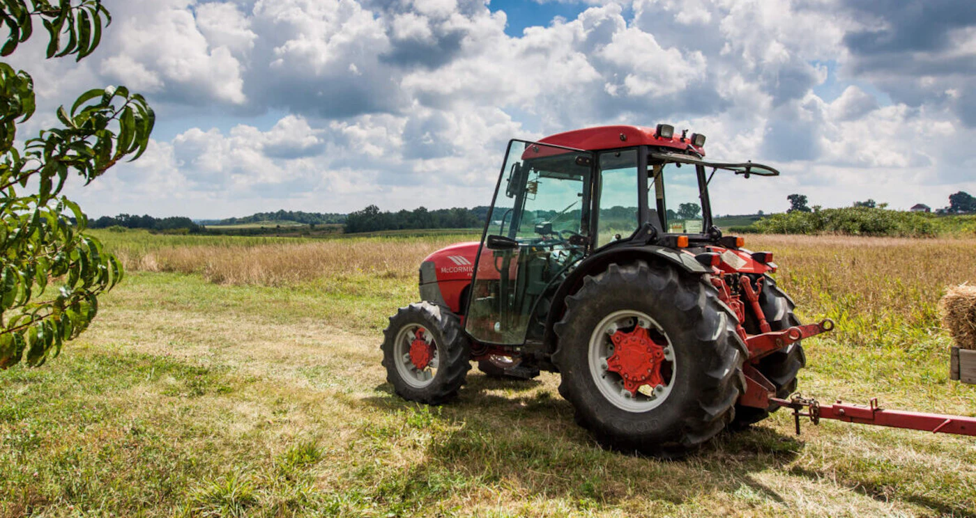 A tractor about to head into a field. (Getty Images/Michael Lofenfeld Photography)